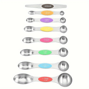 Dual-Head Measuring Spoon (9-Piece Set) - Multicolor