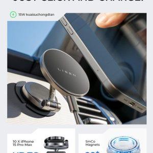 Lisen Lunar Car MagSafe Wireless Charging Stand